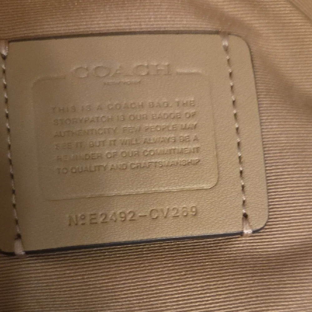 Coach Beige Tote with Colorful Snail Design - Picture 3 of 6